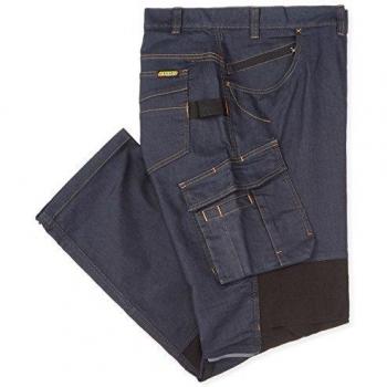 Pantalón de Trabajo Denim Stretch 2D Azul Marino/Negro Talla 56/C62