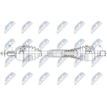 Árbol de transmisión NTY NPW-VV-054 - Alta calidad, compatible y duradero
