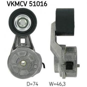 Polea tensora SKF VKMCV 51016 para correa de distribución y polea de deflexión/guía