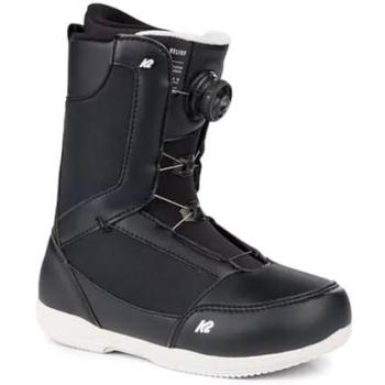 K2 Belief Boa Black 260 - Botas de Snowboard para Mujer, Modelo 2023, Color Negro, Talla 40.5