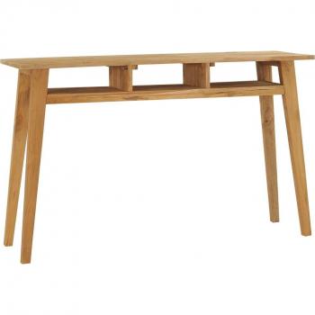 Mesa Consola 120x35x75 cm de Madera Maciza de Teca