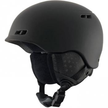 Casco de esquí y snow Anon Rodan Negro, casco ligero y resistente, diseño moderno, sistema de ventilación ajustable, forro interior desmontable y lavable, compatible con auriculares