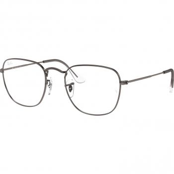 Ray-Ban RX3857V Frank 2502 Unisex Square Grey Eyeglasses, Size 54, Blue Light Block Available