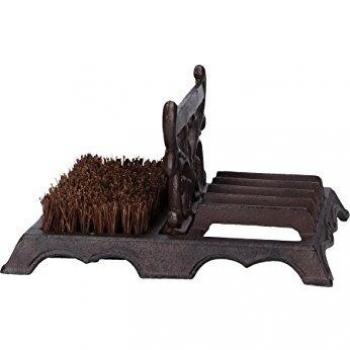 Esschert Design Cast Iron Boot Brush with Scraper