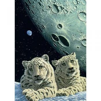 Puzzle Grafika Guarida del Leopardo de las Nieves 1000 Piezas