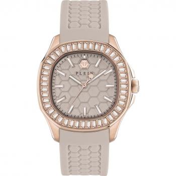 Philipp Plein Spectre Lady Crystal Watch, Pink, Female, Size: ONE SIZE