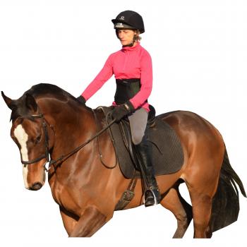 Cinturón lumbar, Top calidad equibelt especialmente diseñado para Equestrian Riders – NON-SWEAT – Slims & Mic aprox 7 cm más profundo que otros cinturones. Levanta el diafragma y libera Caderas para encendedor mano a caballo contacto. Unisex.