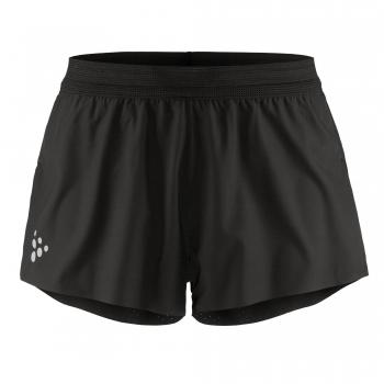 Craft Pro Hypervent Split 2 Running Shorts Men - Black - Size: Extra Large