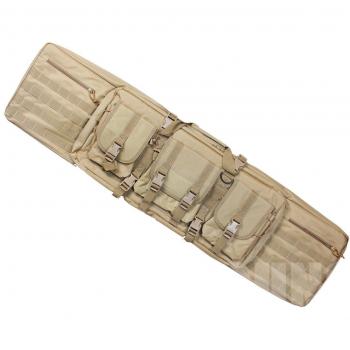 Airsoft rifle pistola bolsa doble cabeen funcional bolsa táctica Airsoft caso htuk®, canela