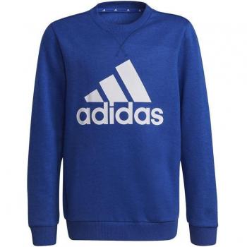 Sudadera Infantil Adidas Essentials Big Logo Azul