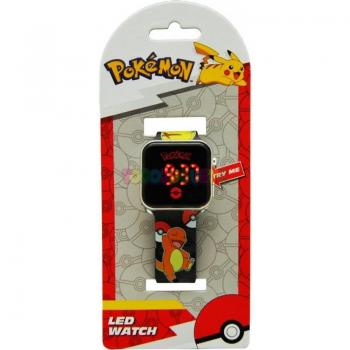 Reloj Digital LED Pokémon con Luz y Funciones, Diámetro 3.5cm - Kids Euroswan POK4322