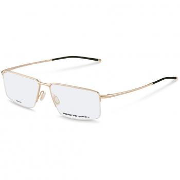Porsche Design P8736 B Men's Eyeglasses Gold Size 58 - Blue Light Block Available