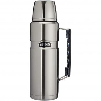 Botella Isotérmica de Acero Inoxidable Thermos King 1,2L Plateada