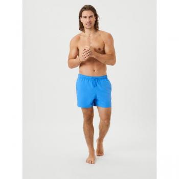 Borg Solid Swim Shorts, Blue, XXL