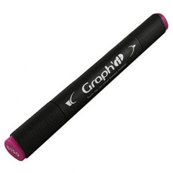 Marcador Doble Punta Graph'It - Rosa Intenso 15 x 1,5 x 1,5 cm