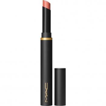 MAC Cosmetics Powder Kiss Velvet Blur Slim Stick Moisturizing Matte Lipstick Shade Mull It Over 2 g