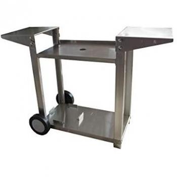 Carro Plancha Tonio de 2 Fuegos - Acero Inoxidable Completo - CHI007