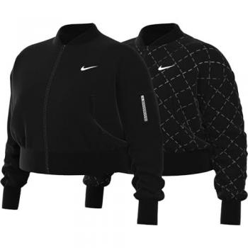 Chaqueta Bomber Reversible Nike Essentials Mujer - Negra - Talla S