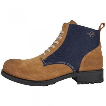 Botas de moto Helstons Deville Armalith Azul Marrón Talla 45