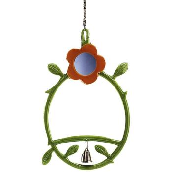 Columpio de flores para pájaros Nobby con campana