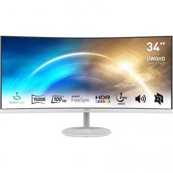 Monitor Curvo MSI Pro MP341CQWDE 34 UWQHD 3440x1440 VA 100Hz