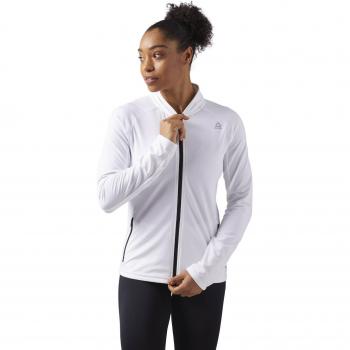 Reebok Track Chaqueta, Mujer, Blanco