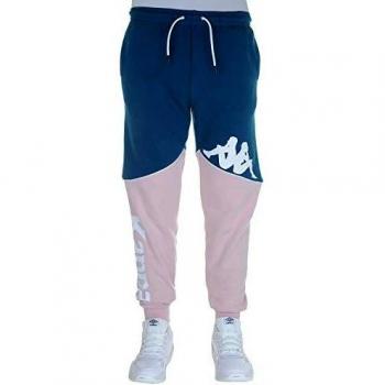 Kappa - Pantalón para Hombre Color Block Petrolio M