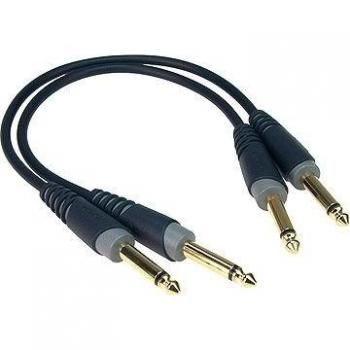 Cable de Conexión Mono Jack Audio 0,30 m - Set de 2 KLOAUJJ0030