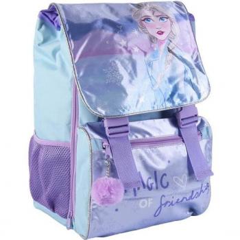 Mochila Escolar Grande Extensible Frozen Blue - Cerdá