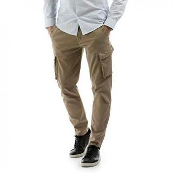 Hot Buttered Pantalón Cargo, modelo Heron Carbonbrown 28W