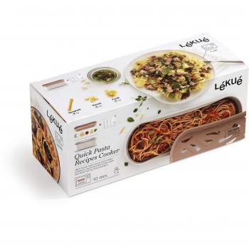 Lékué Recipiente Quick Pasta, 1500 ml, Polipropileno