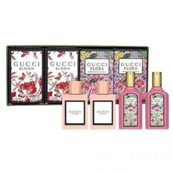 Gucci Miniature Eau De Parfum Gift Set - 4 x 5ml (2 x Bloom + 2 x Flora)