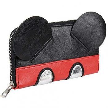 Cerdá 2600000256 Cartera Polipiel Mickey, Negro, 19 cm