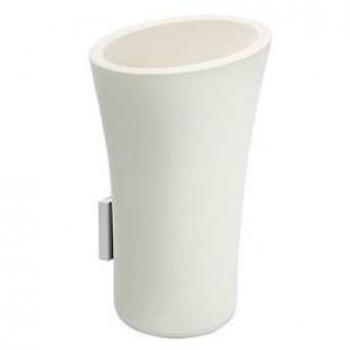 Pomdor - Portacepillos oro-blanco mate belle