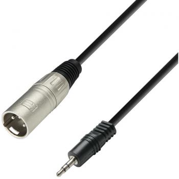 Cable de Audio Jack Estéreo 3.5mm a Conector XLR Macho de 1 Metro