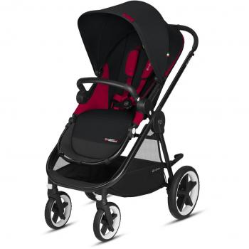 Cybex Silver - Cochecito Balios M Scuderia Ferrari, con cómoda silla reversible y barra apoyabrazos, desde los 6 meses hasta 17 kg