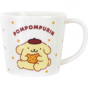 Pompompurin Sanrio Ceramic Mug 280ml - Microwave & Dishwasher Safe, Made in Japan