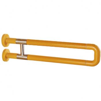 Home mall- Accesibilidad U Tipo Pasamanos de seguridad Baño WC Mango antideslizante Nylon antibacteriano