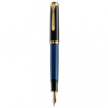 Pelikan M800 Pluma estilográfica Souverän 800 plumín F en oro bicolor