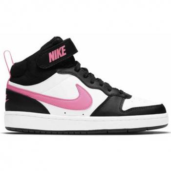 Zapatilla deportiva alta para niña Nike Court Borough Mid en color rosa