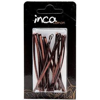 Horquillas INCA de 7 cm en color castaño, pack de 20 unidades - Accesorios para el cabello
