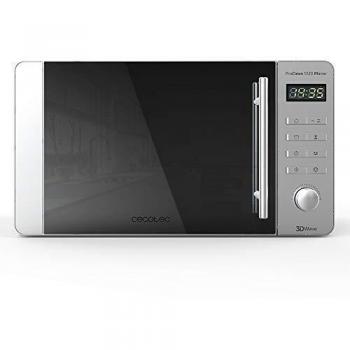 Cecotec ProClean 5120 Mirror Microwave Oven with Grill, 20L Capacity, 700W Power, Stainless Steel, Ready2Clean Technology
