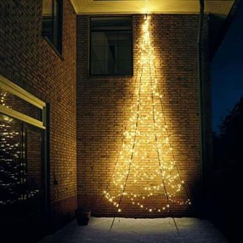 Árbol de Navidad de pared Fairybell - 4 m con 240 LEDs cálidos