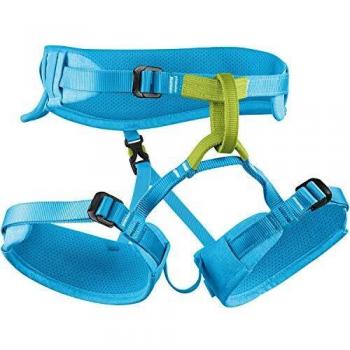 Arnés de Escalada Infantil Edelrid Finn III - Ajuste Rápido - Color Icemint - Talla XS - 2 Porta Materiales
