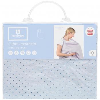 Cambrass Stela - Cubre lactancia, 82 x 65 cm, color gris / estrella