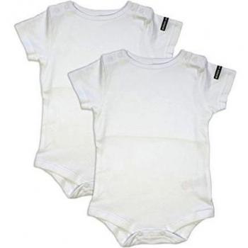 Dribble Stop Top Dripple Stop Top Packet 2-camiseta sin mangas Bebé niños, Weiß / White/White, 0-3 meses