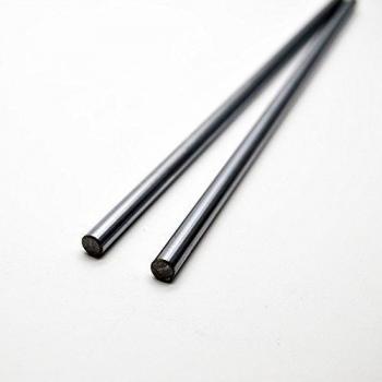 2pcs/Lot CNC Linear Eje Cromo OD 12 mm L 400 mm WCS redondo de acero Rod Bar Cilindro Linear Rail