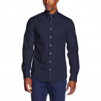 Calvin Klein Bari Slim FIT FTC, Camisa para Hombre, Azul