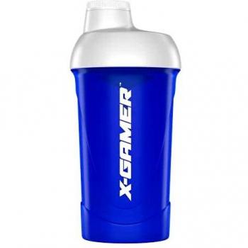 X-Gamer X-Mixrz Glacial 5.0 Shaker with 500 ml Capacity, Blue/White