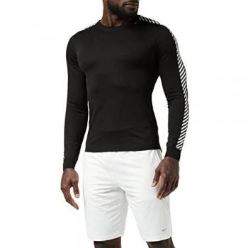 Helly Hansen HH Lifa Stripe Crew Long Sleeve T-Shirt Mens Black S